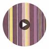 EstÃ¡tica Pineapple Modern Stripe Wallcovering Circular Swatch | LA Walls