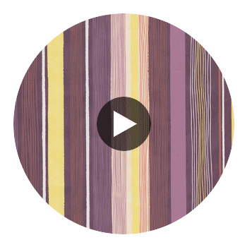EstÃ¡tica Pineapple Modern Stripe Wallcovering Circular Swatch | LA Walls