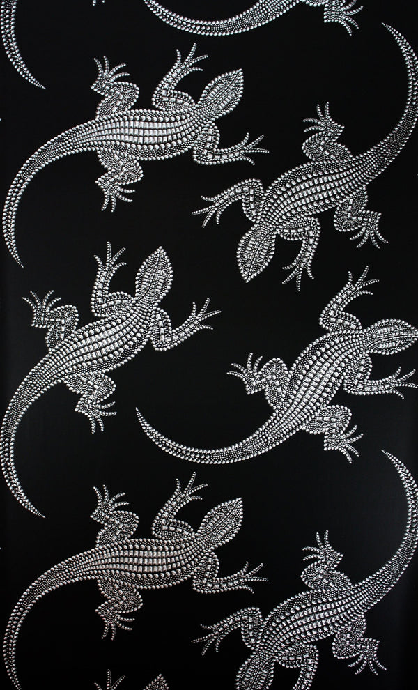 Komodo Holographic Glitter Dragon Black | Osborne & Little Europe