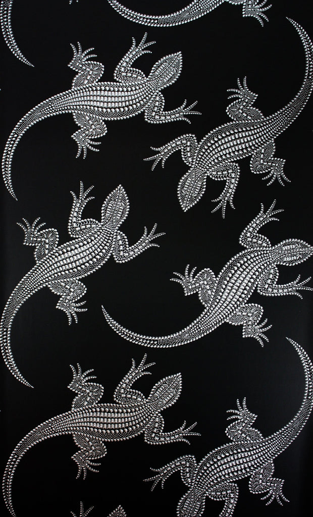 Komodo Holographic Glitter Dragon Black | Osborne & Little Europe