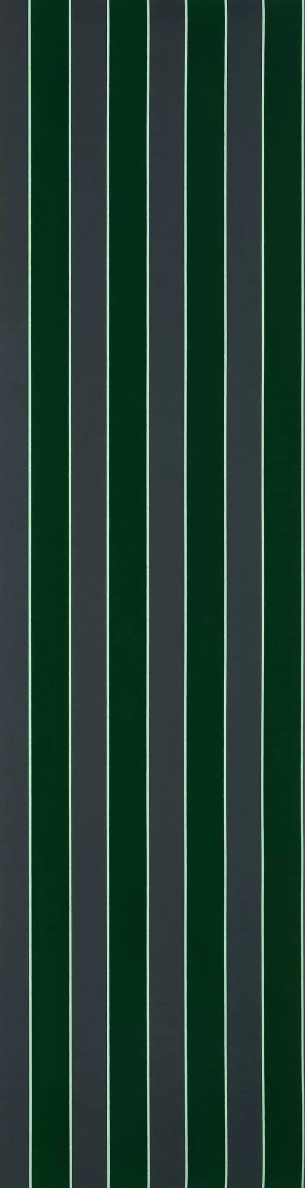 Regency Flock Velvet Stripe Green | Osborne & Little Europe