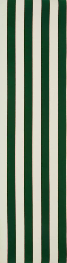 Regency Flock Velvet Stripe Green Cream | Osborne & Little Europe