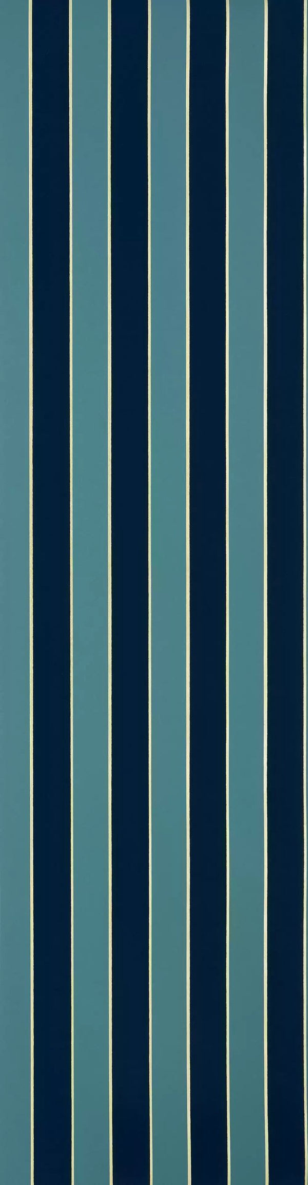 Regency Flock Velvet Stripe Aqua | Osborne & Little Europe
