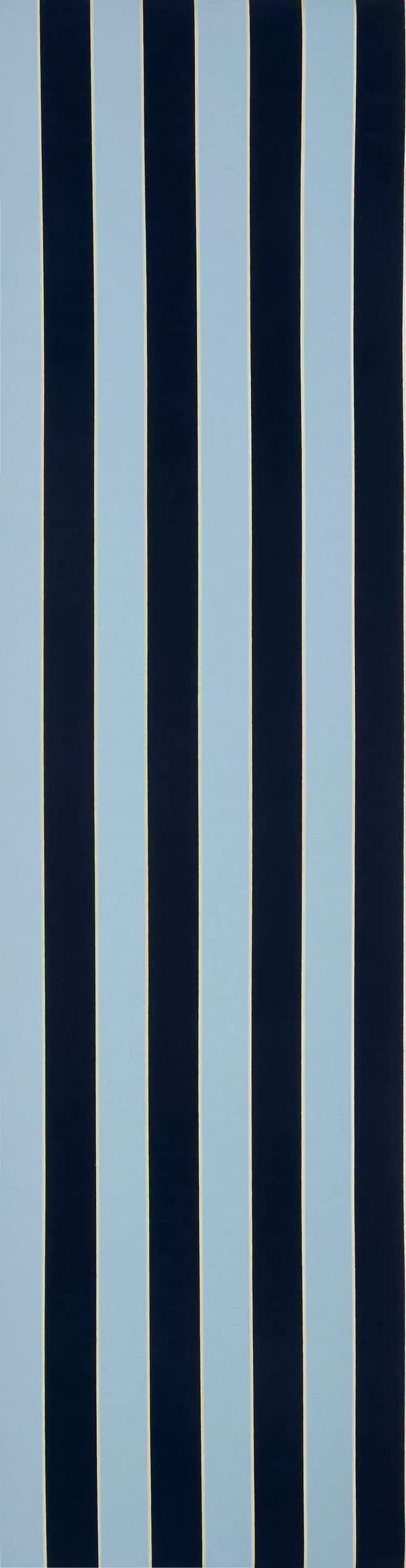 Regency Flock Velvet Stripe Blue | Osborne & Little Europe