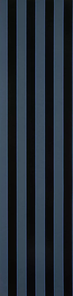 Regency Flock Velvet Stripe Navy | Osborne & Little Europe