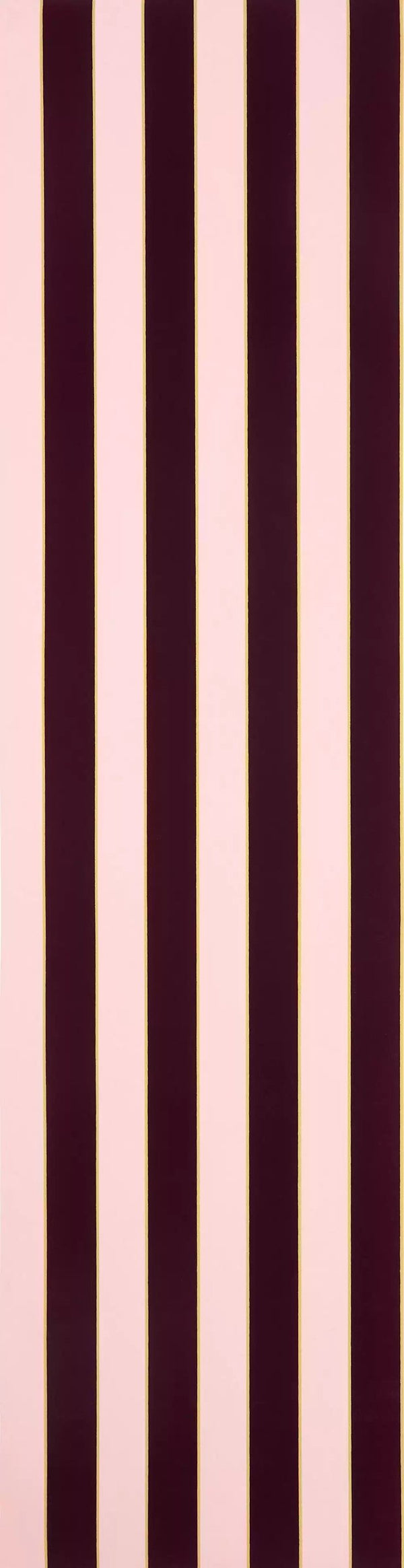 Regency Flock Velvet Stripe Pink | Osborne & Little Europe