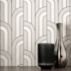 Ezra Platinum Arch Wallcovering | Jeffrey Stevens - Image 6