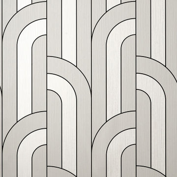 Ezra Platinum Arch Wallcovering | Jeffrey Stevens - Image 7