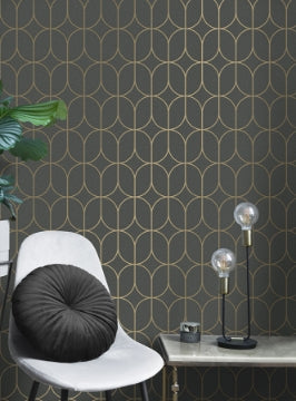 Ezra Platinum Arch Wallcovering | Jeffrey Stevens - Image 8