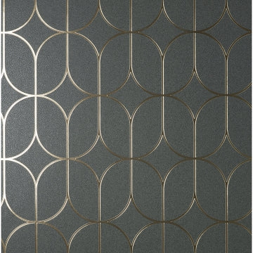 Ezra Platinum Arch Wallcovering | Jeffrey Stevens - Image 9
