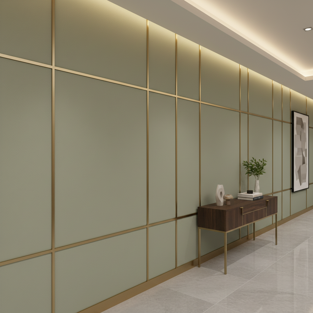 Aire Pebbled - Seafoam Breathable Polyurethane Upholstered Wall Panel | Architectural Fabrics