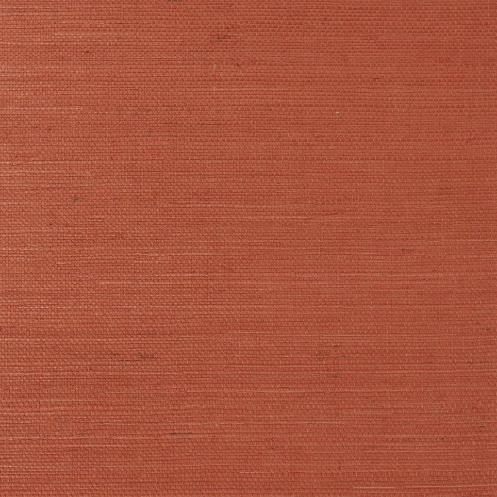 Nantucket Grasscloth Blood Orange Wallcovering | Phillipe Romano
