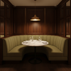 Aspect - Olive Grove Performance Polyurethane Upholstered Banquette | Architectural Fabrics