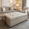 Astor - Astor Contract Woven Upholstered Ottoman | Architectural Fabrics