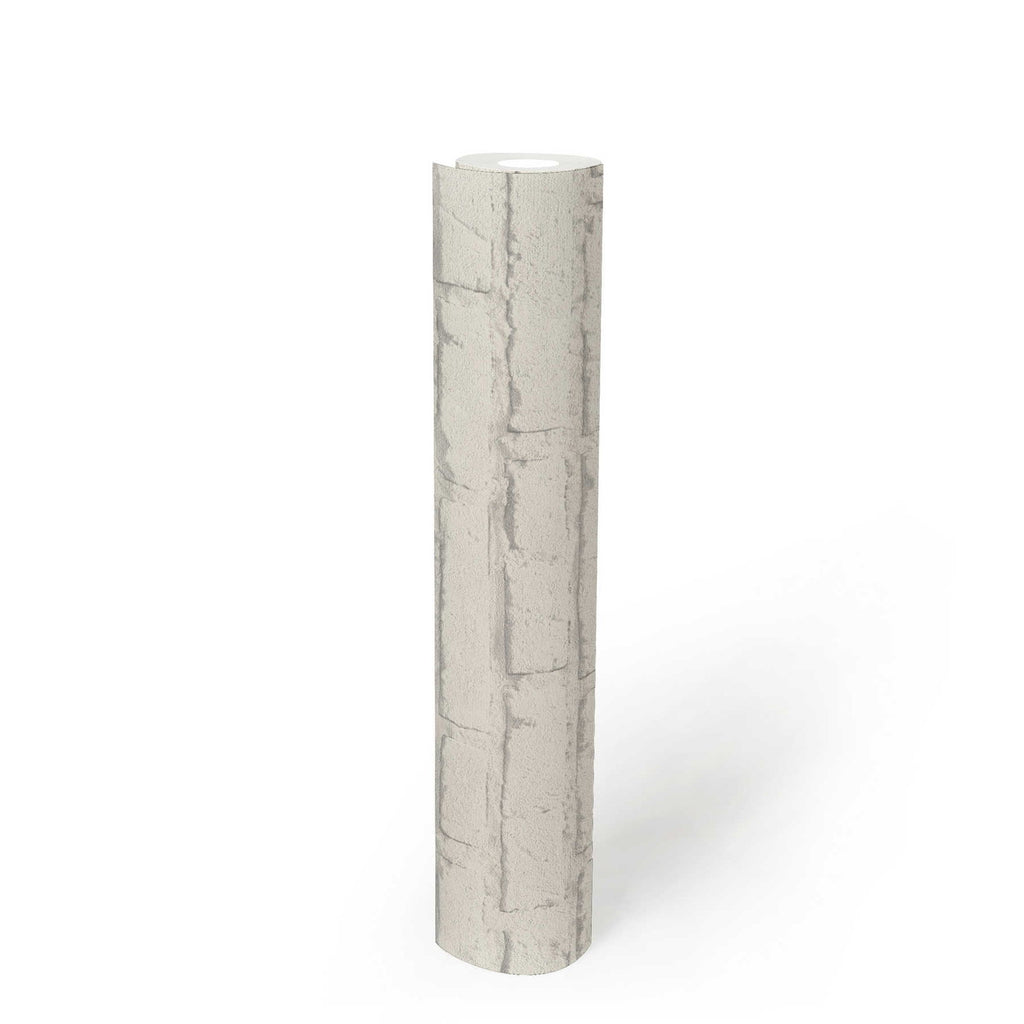 Shades of White Light Gray Wallcovering | AS Creation
