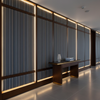 Sandy Point Stripe - Harbor Upholstered Wall Panel | Architectural Fabrics
