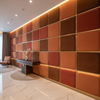 Ultrasuede  Terra Red, Brown Upholstered Wall Panel | Ultrasuede Upholstery