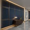 Stitchwork Bay - Indigo Upholstered Wall Panel | Architectural Fabrics