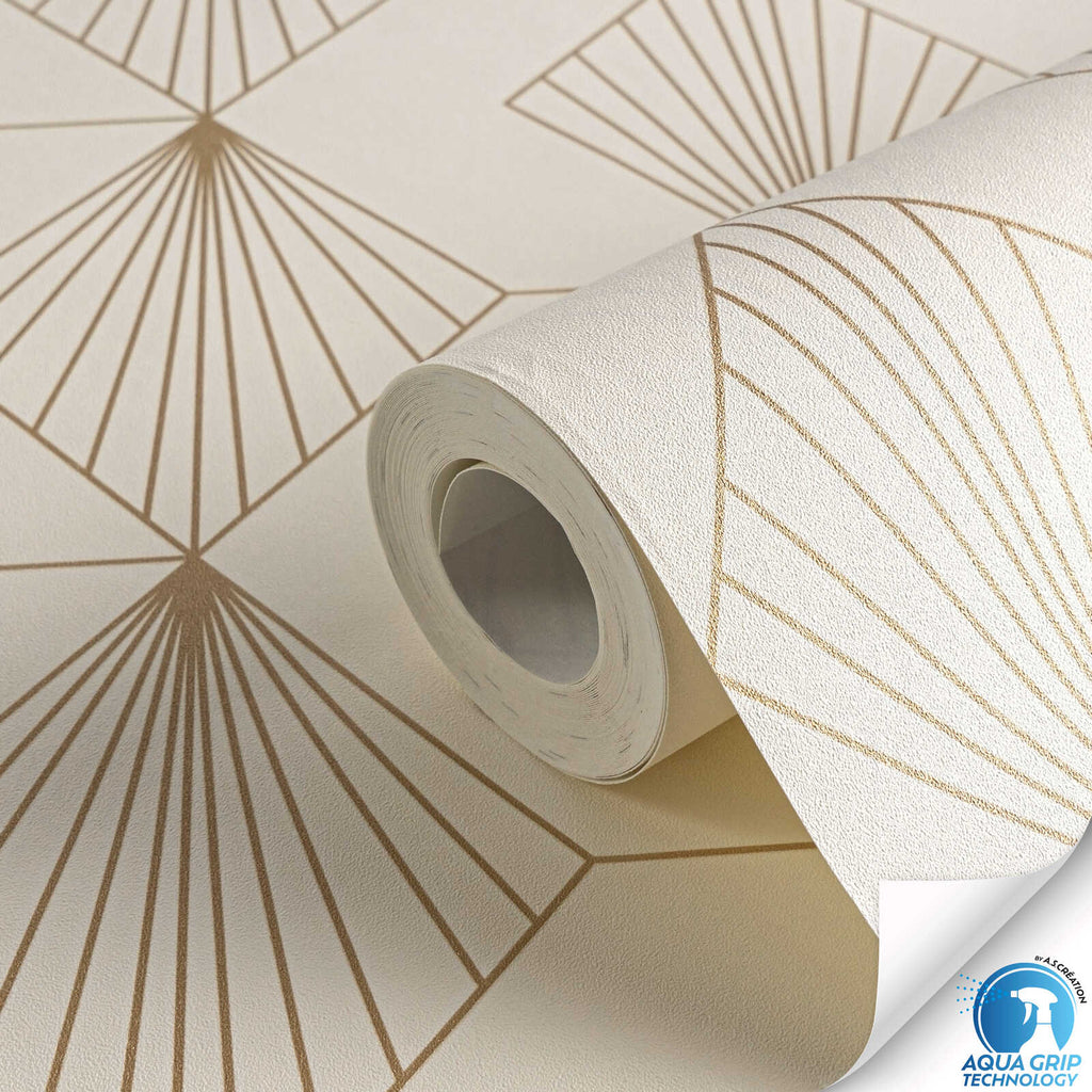 Designdrop Cream Wallcovering | AS Creation