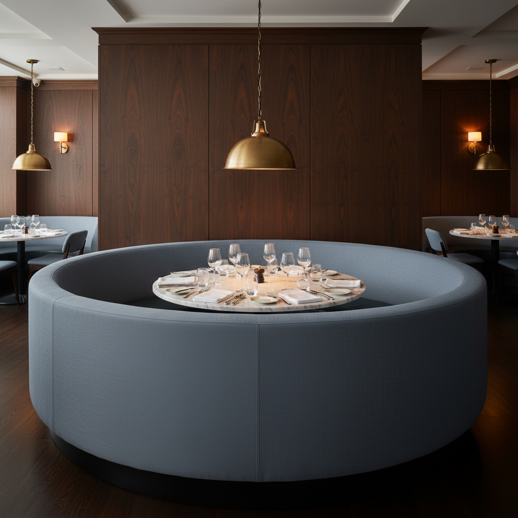 Pinnacle Rock - Harbor Upholstered Banquette | Architectural Fabrics