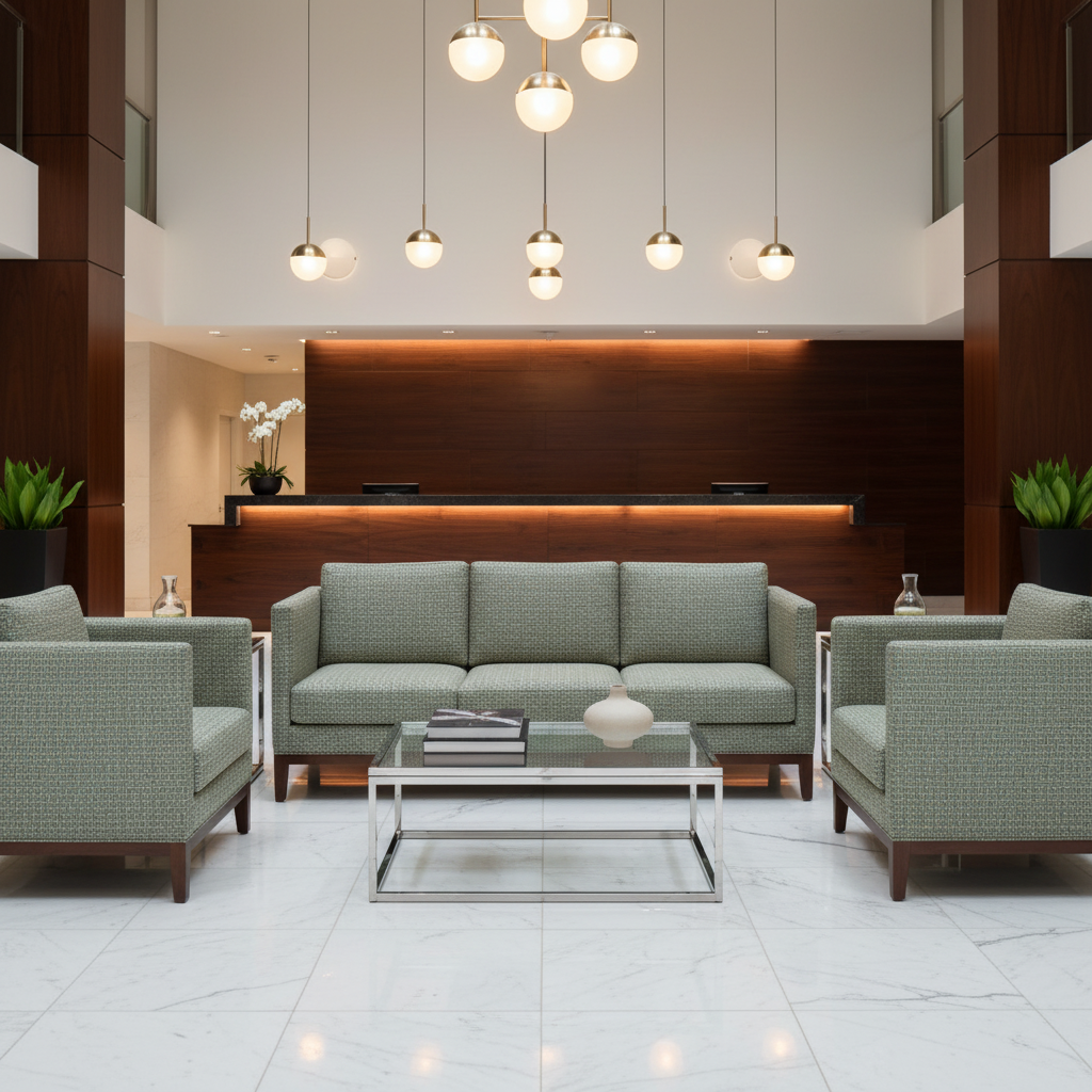 Manchioneel - River Upholstered Sofa | Architectural Fabrics
