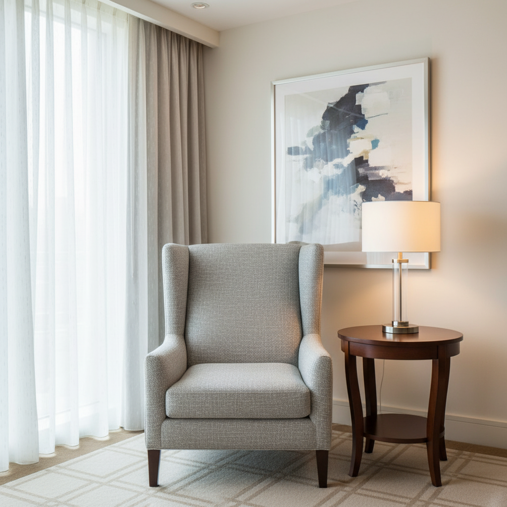 Abaca - Silverleaf Tekloom Performance Upholstered Chair | Architectural Fabrics