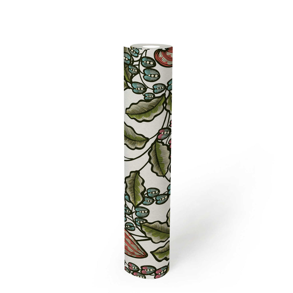Floral Impression Green Wallcovering | AS Creation