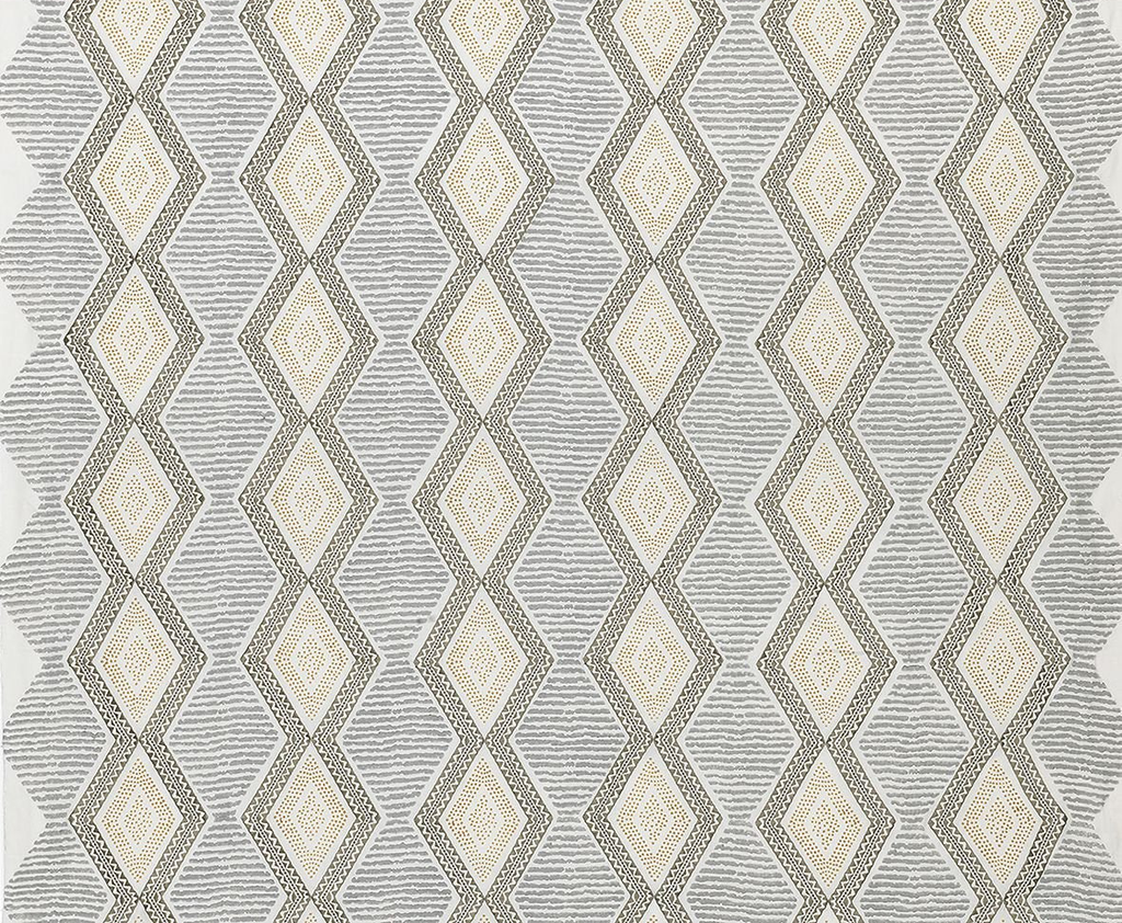 DWCY-900161 Nina Campbell Fabric Cool Gray designer-wallcoverings-los-angeles