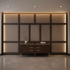 Alamo - Earthen Taupe Performance Vinyl Upholstered Wall Panel | Architectural Fabrics