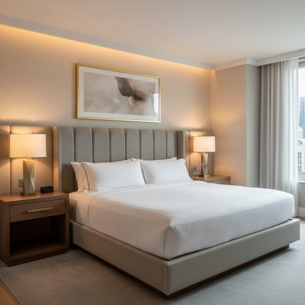 Turneffe - Alloy Upholstered Headboard | Architectural Fabrics