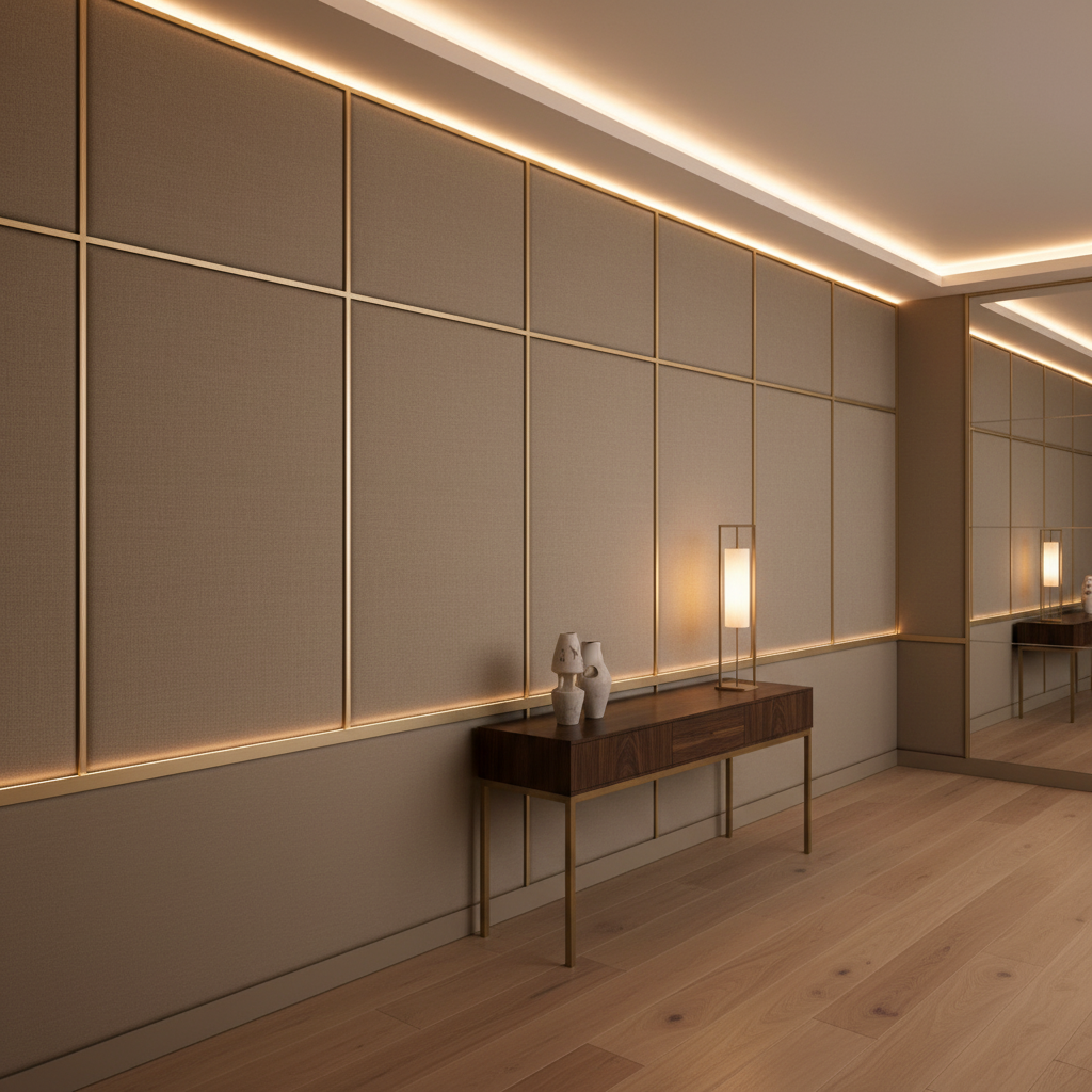 Maya Riviera - Trail Upholstered Wall Panel | Architectural Fabrics