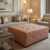 Marigot - Bloom Upholstered Ottoman | Architectural Fabrics
