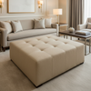 Vintage Harbor - Pebble Upholstered Ottoman | Architectural Fabrics