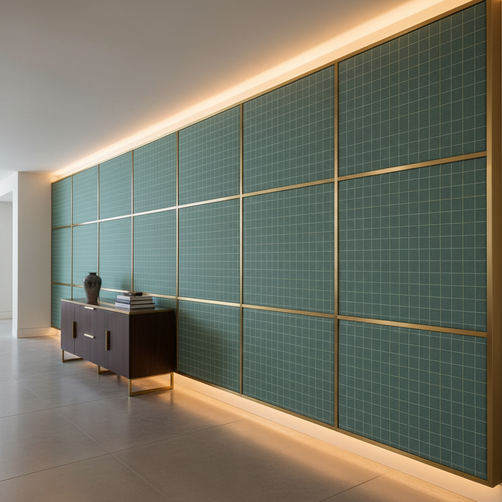 West End - Tidepool Upholstered Wall Panel | Architectural Fabrics