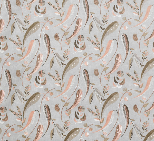 Nina Campbell Fabric - Cool Gray Wallcovering | Nina Campbell