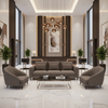 Linen Island - Shadow Upholstered Sofa | Architectural Fabrics