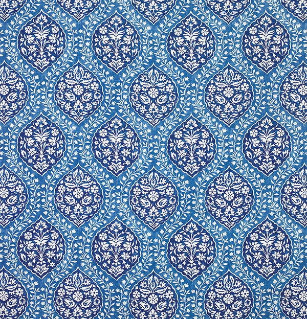 Nina Campbell Fabric - Azure Blue Wallcovering | Nina Campbell