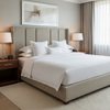 Tweed Bay - Khaki Upholstered Headboard | Architectural Fabrics