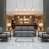 Abaca - Ironwood Tekloom Performance Upholstered Sofa | Architectural Fabrics