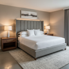 Abaca - Shadow Weave Tekloom Performance Upholstered Headboard | Architectural Fabrics