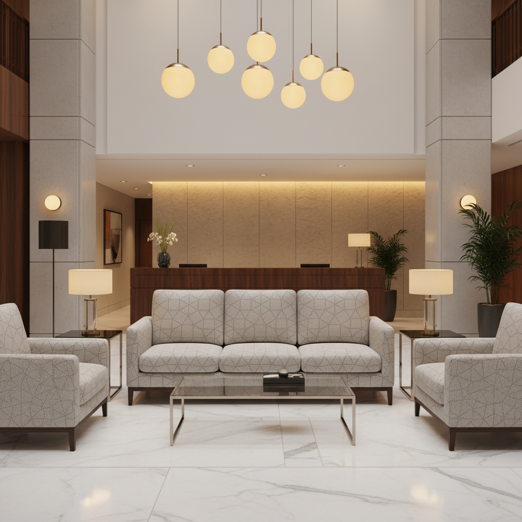 St. Barthelemy - Chiffon Upholstered Sofa | Architectural Fabrics