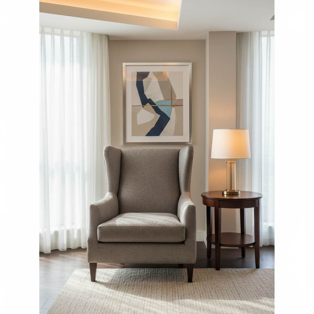 Trunk Bay - Flint Upholstered Chair | Architectural Fabrics