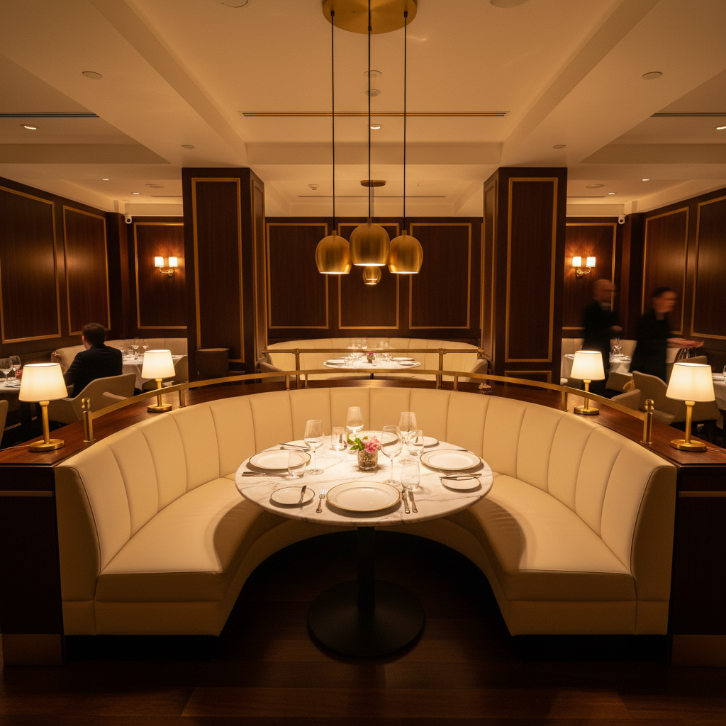 Big Stone Gap Off Upholstered Banquette | Architectural Fabrics