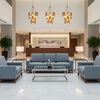 Soper Hole - Sky Upholstered Sofa | Architectural Fabrics