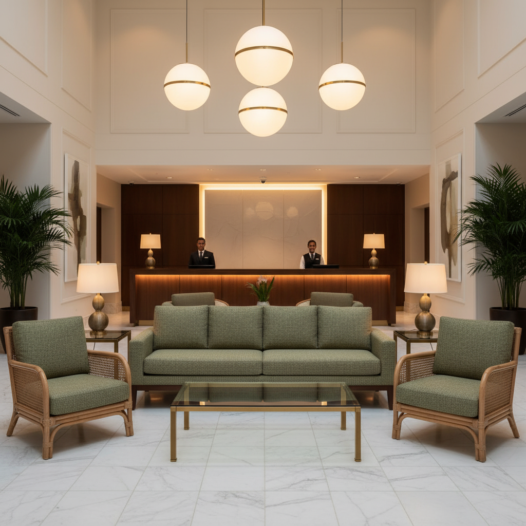 Rattan Bay - Resort Upholstered Sofa | Architectural Fabrics
