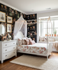 The Original Yeeha 1950's Cowboy - Midnight Mid-Century Modern | Architectural Wallcoverings - Girls Western Chic Bedroom Room Setting