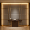 Monterey Mercury Transitional Taupe & Ecru Upholstered Wall Panel | Architectural Fabrics