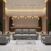 Thatch Cay - Haze Upholstered Sofa | Architectural Fabrics