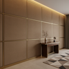 Linen Weave Texture Cocoa Bean Upholstered Wall Panel | Architectural Fabrics