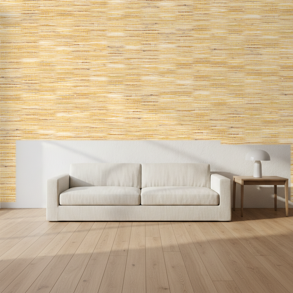 Nantucket Grasscloth Harvest Wallcovering | Phillipe Romano room setting